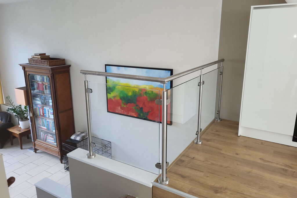 RVS balustrade trapgat