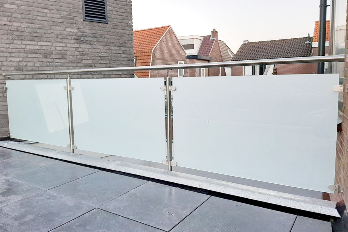 Glazen balustrade op maat