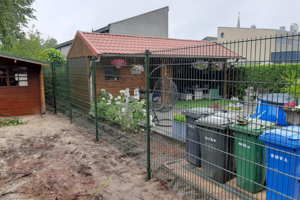 Dubbelstaafmat hekwerk groen