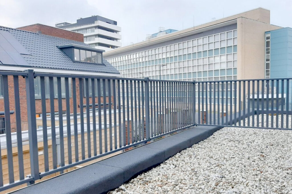 stalen balustrade voor dakterras